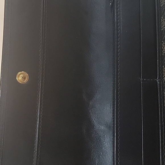 Celine Macadam Wallet in Coated Canvas, Blue/Brown - Picture 12 of 12